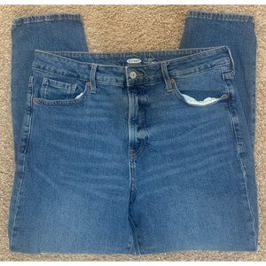 Old Navy Jeans Women's 14 OG Straight High Rise Secret Slim Pockets